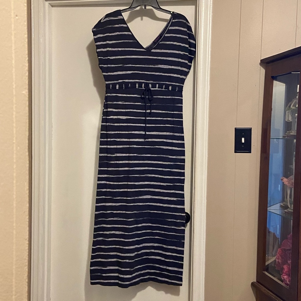 Navy maxi dress